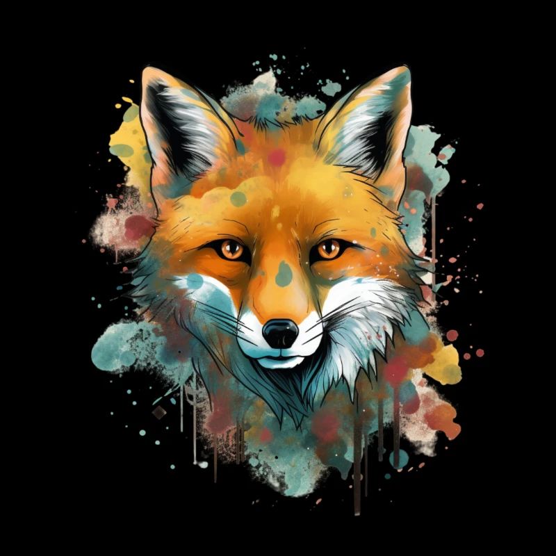 Fuchs gezeichnet