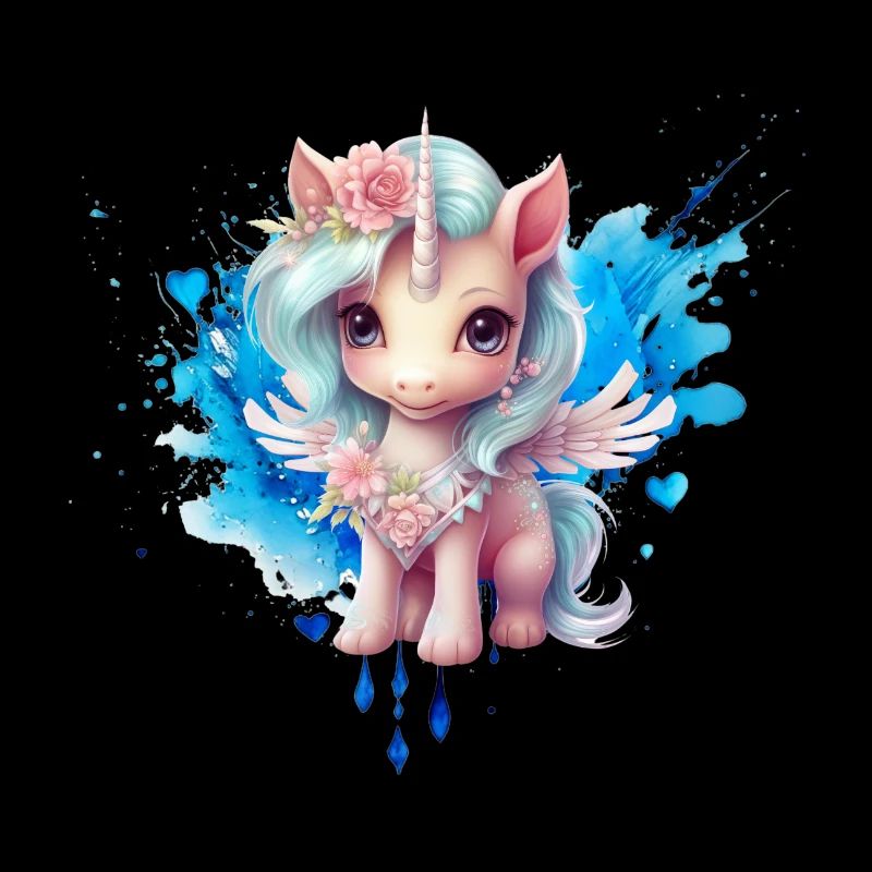 Fee Einhorn Herz Fairy