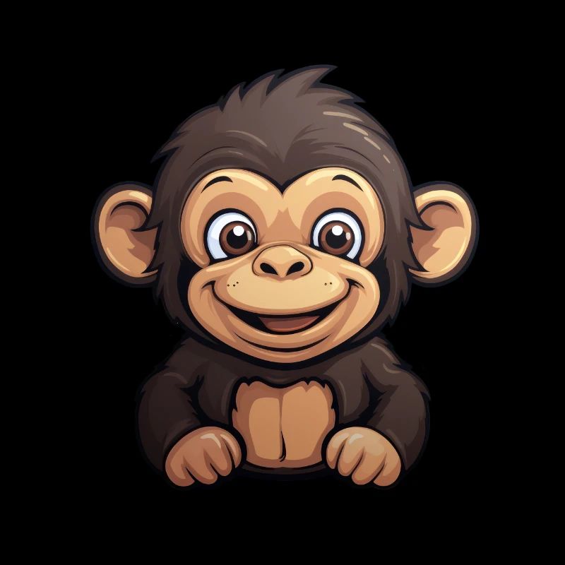 Chimpanzee Kawaii