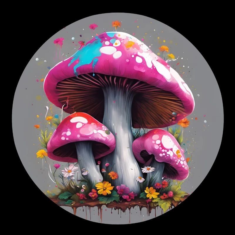 Champignon / Champignon / Prairie / Forêt / Goa / Psy