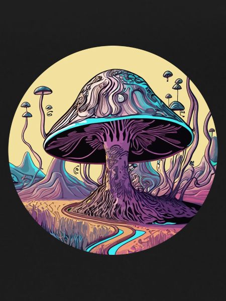 Psychedelic Mushroom Tree Valley