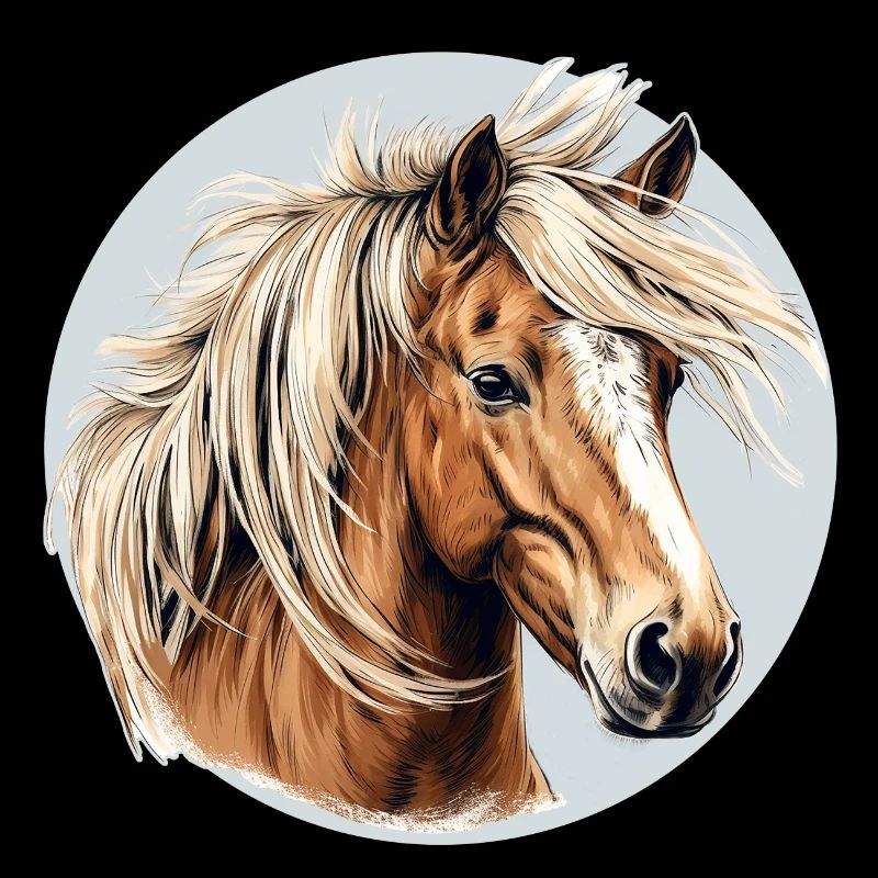 Cheval Haflinger