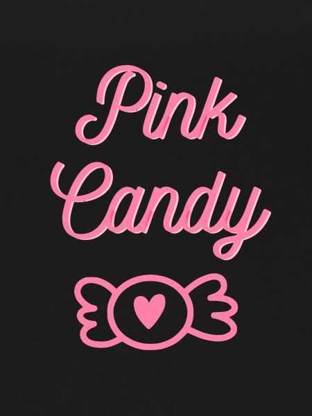 Pink candy