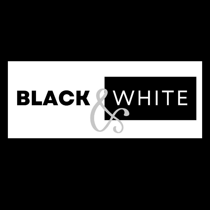 Black and White