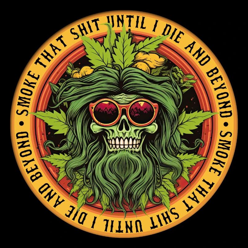 Marihuana-Schädel