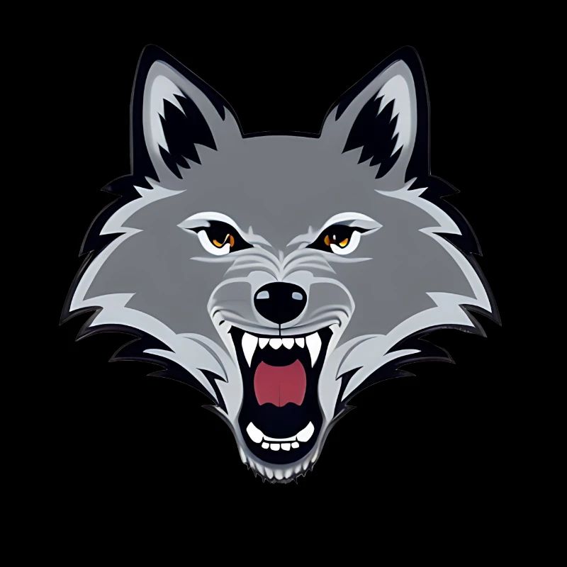 wütender Wolf