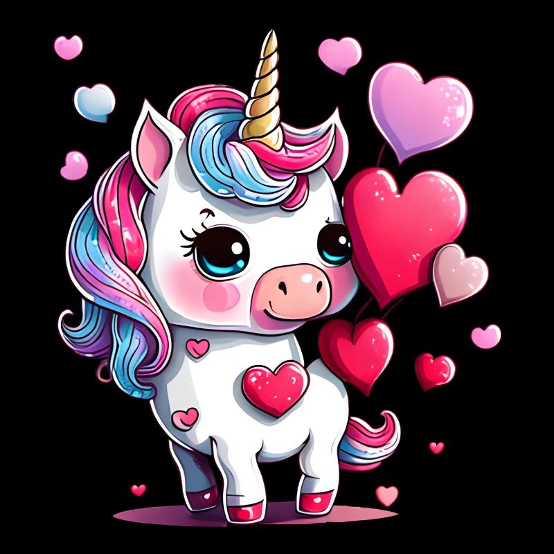 Einhorn Mädchen Einhörner Unicorn Fabeltier