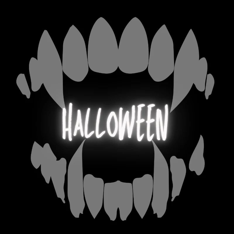 Prothèses dentaires vampires d’Halloween 2