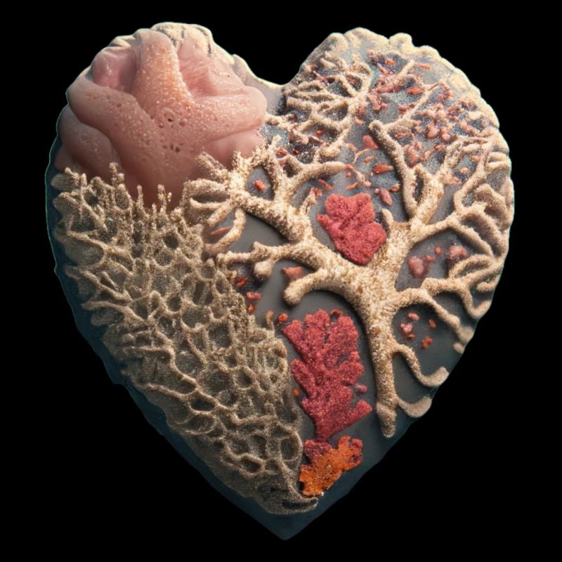 Coeur de pierre de la mer