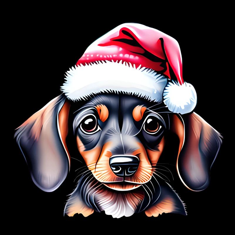 Teckel Noël Noël chien teckel chiot