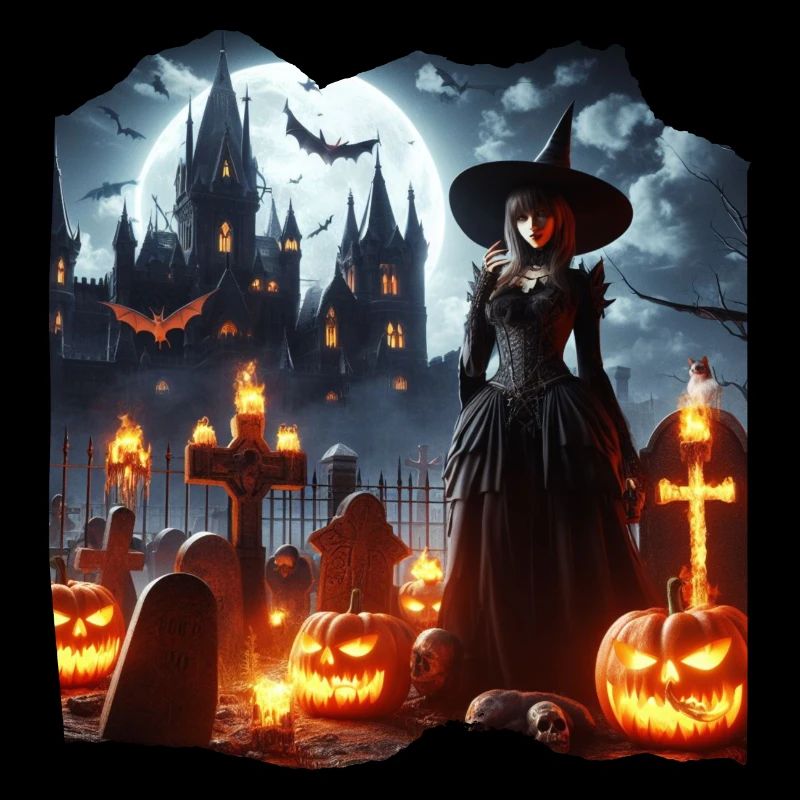 Witch Graveyard Pumpkins