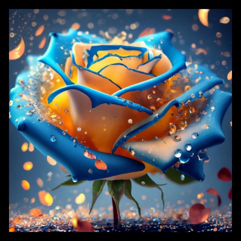 Bunte Blume