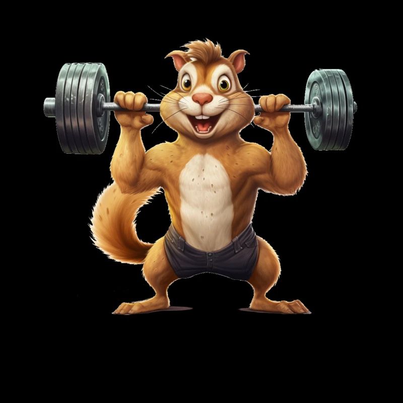 Écureuil musclé