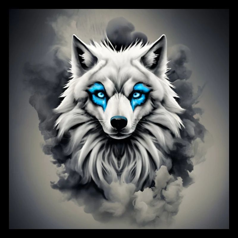 Wolfsblaue Augen