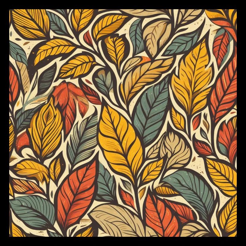 Feuillage d’automne coloré