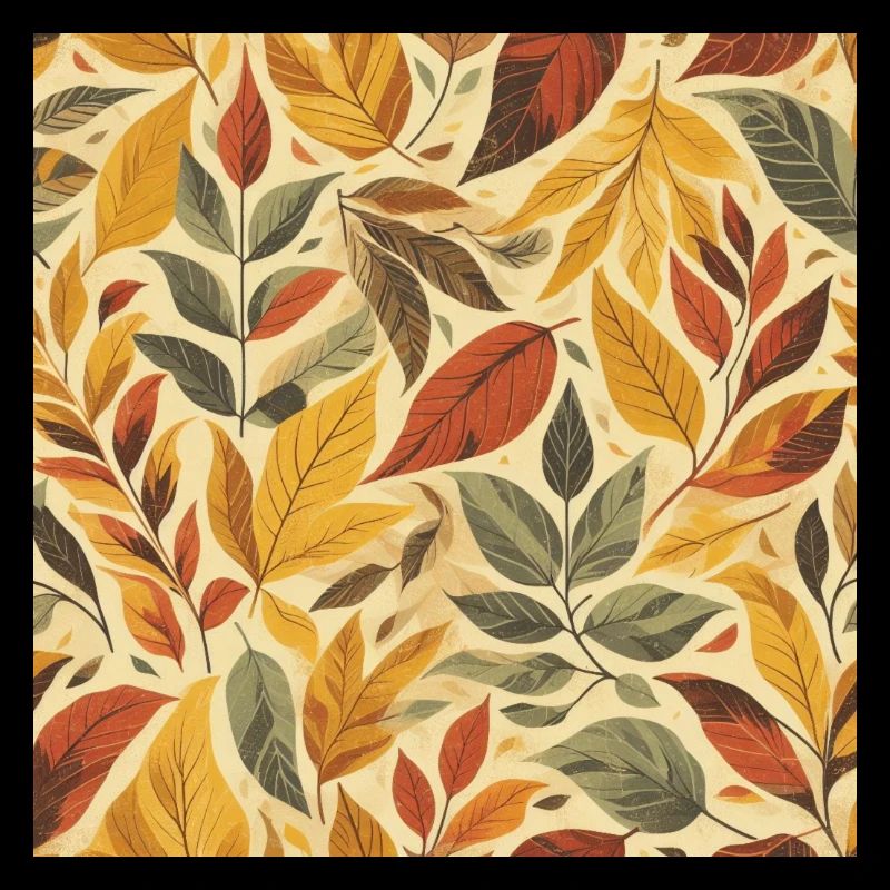 Buntes Herbst Laub