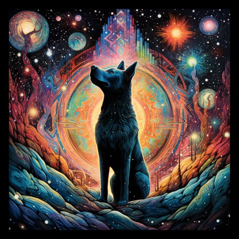 Hund auf LSD-Trip