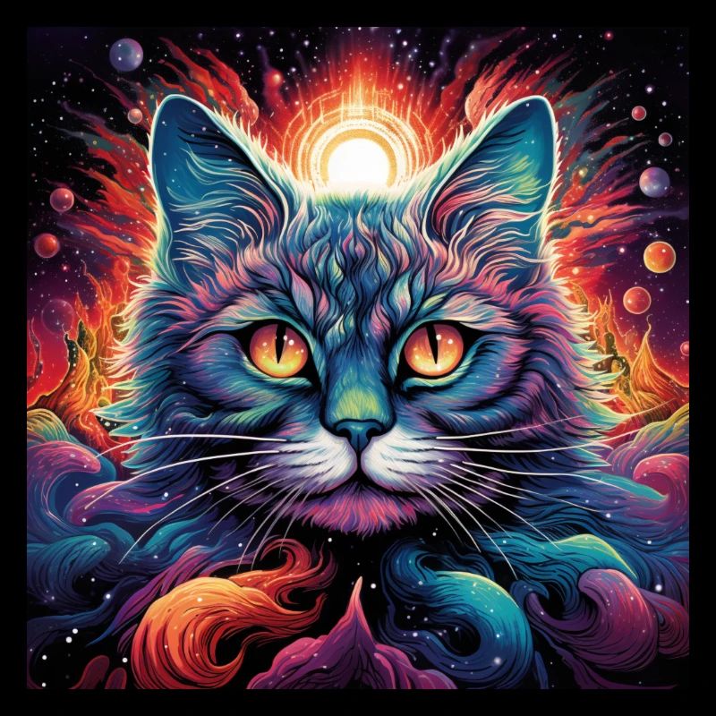 Trippy LSD Katze