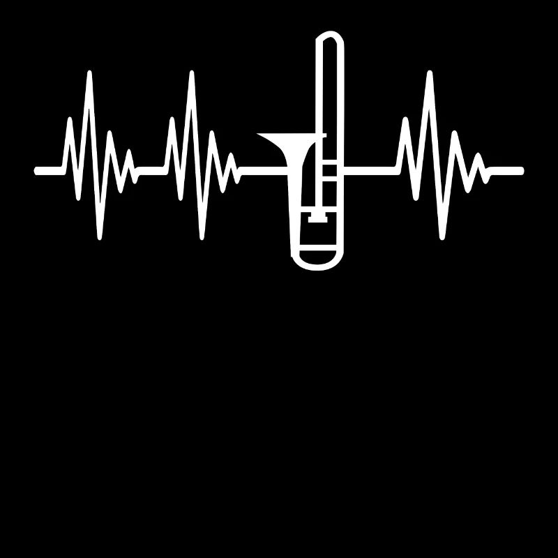 Saxophone Heartbeat Saxophone Player Gift