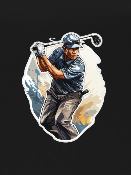 Golf Player - Illustration