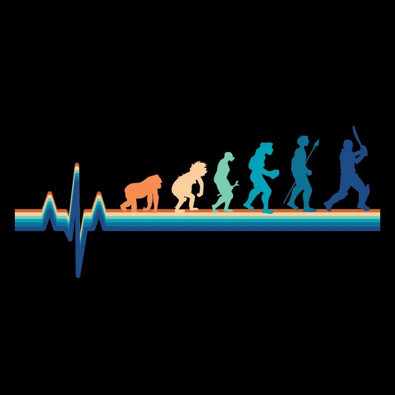 Evolution heartbeat cricket - retro cricket