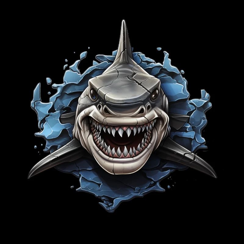 Design de requin cool