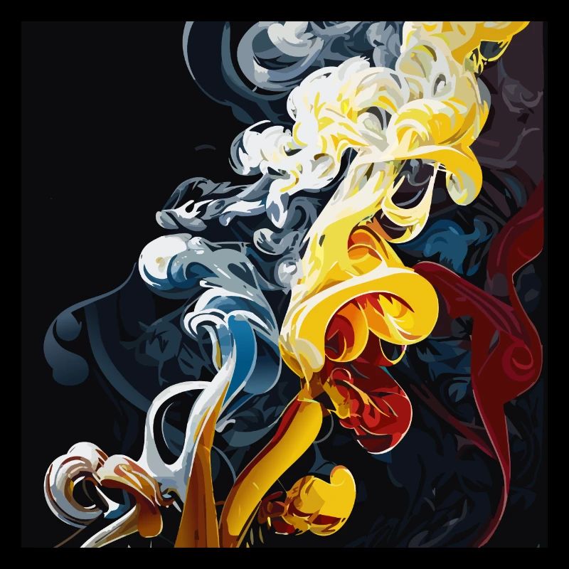 Smoking Flower (Artwork Collection)