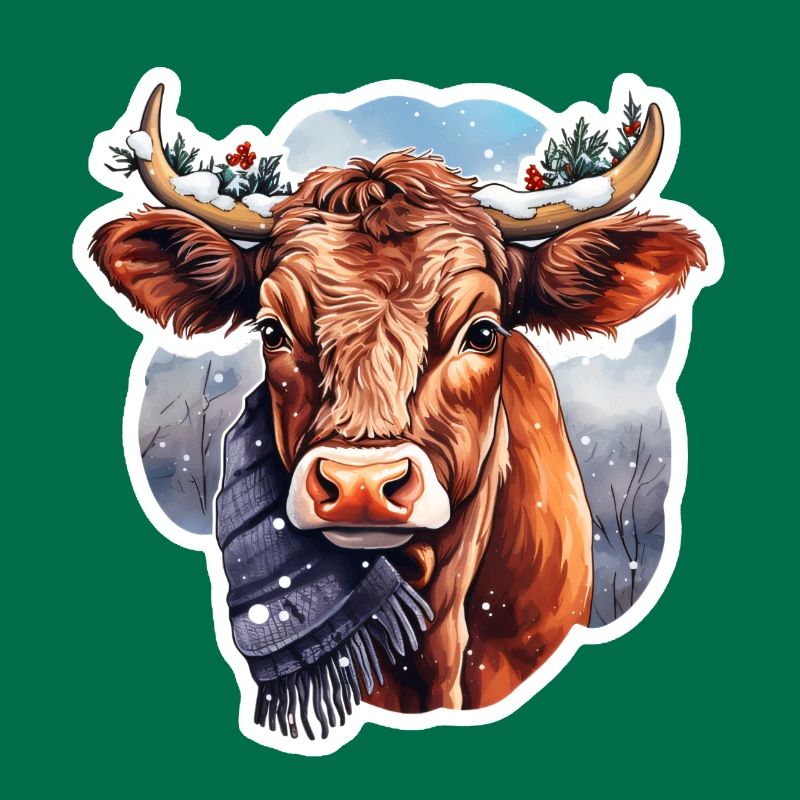 Weihnachtskuh