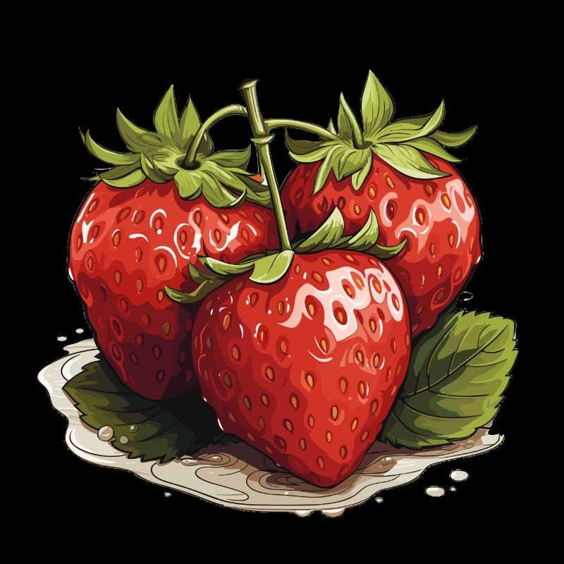 Erdbeere - Illustration