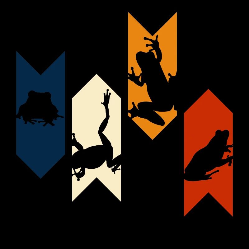 Vintage Retro Frog - Frog Gift Idea