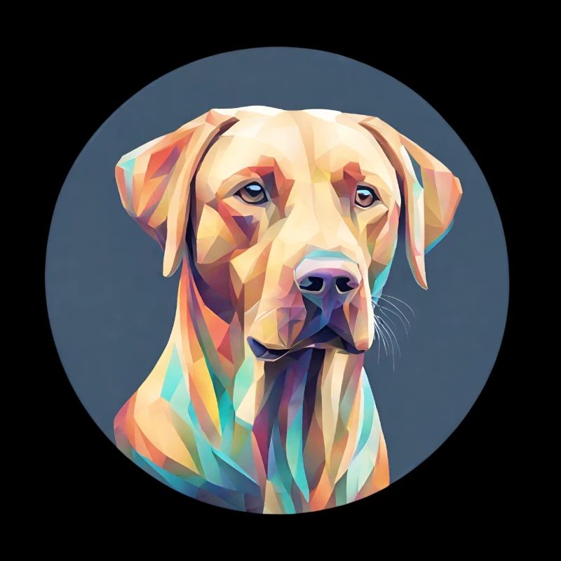 Beau chien Labrador, dans de belles couleurs