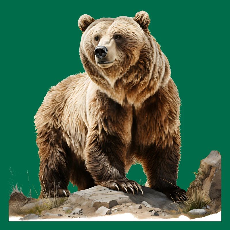 Brown bears are large, formidable predators