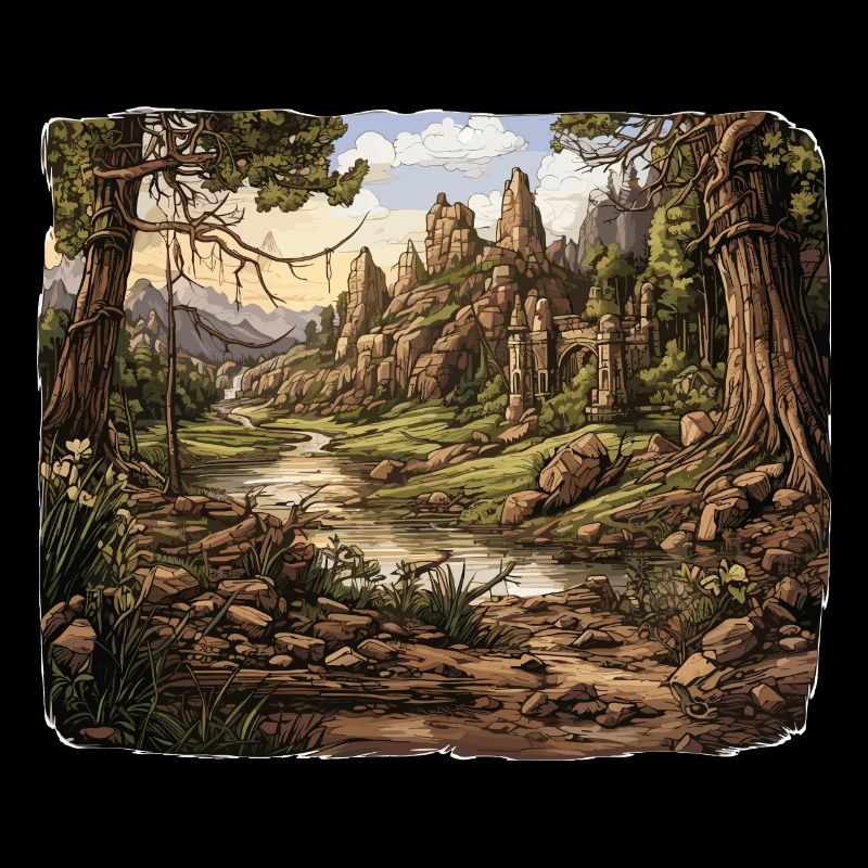 Paysage - Illustration