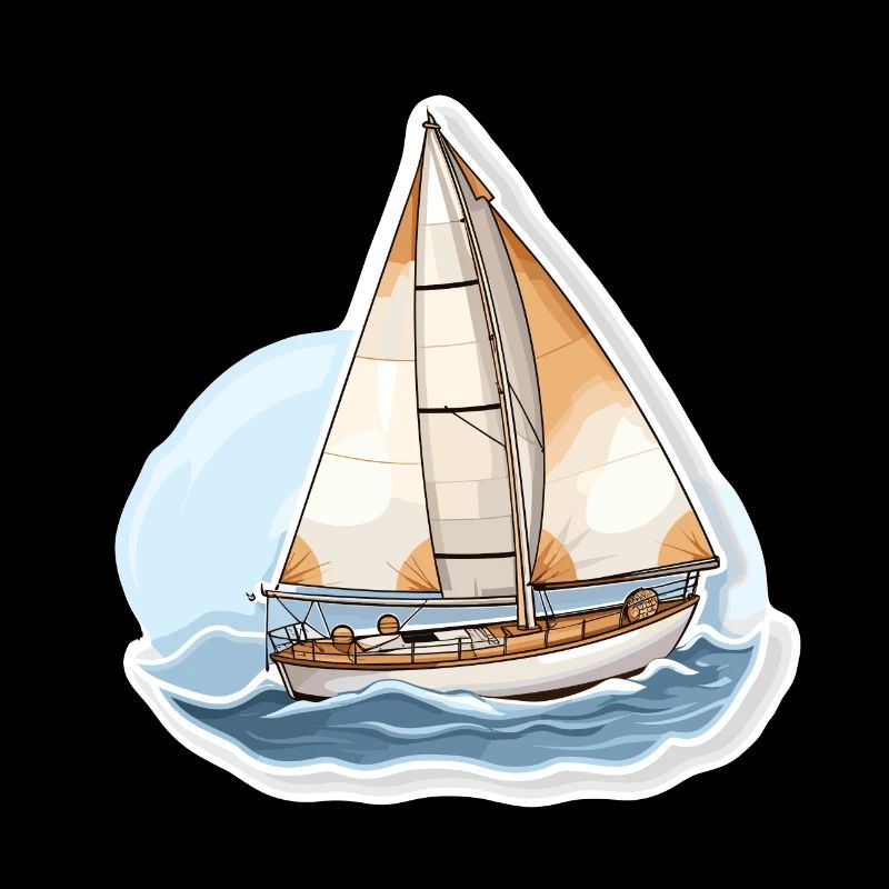 Sailboat - illustration