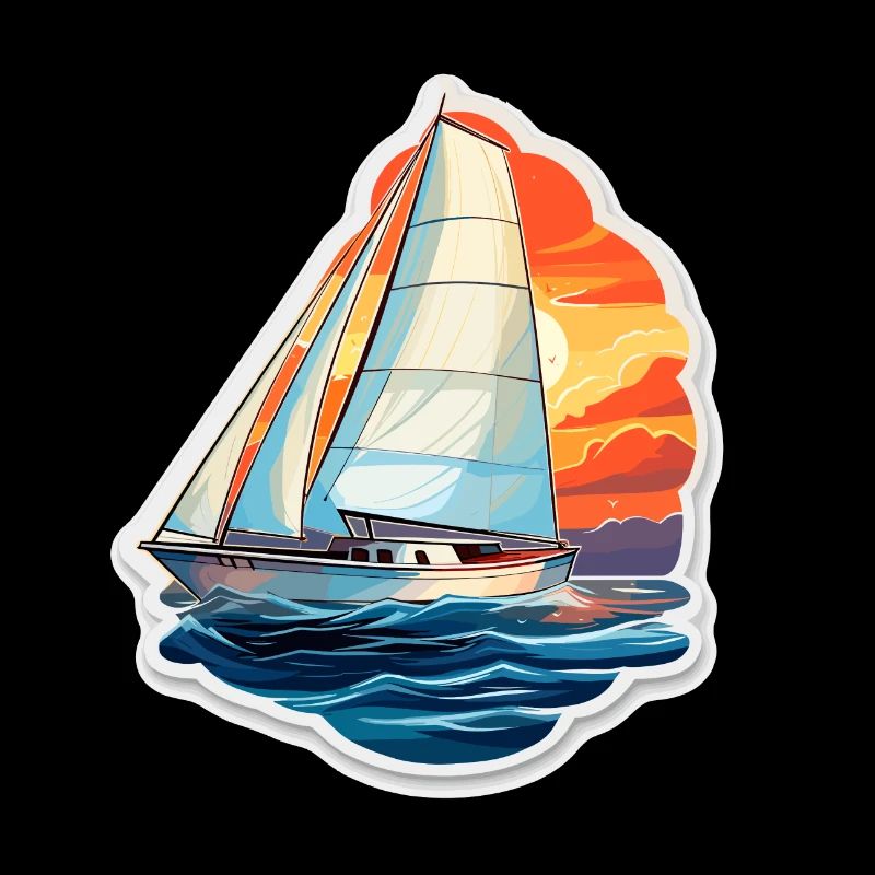 Sailboat - illustration