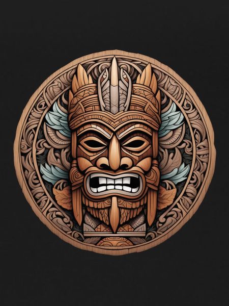 Tiki Beach - Polynesia Statue