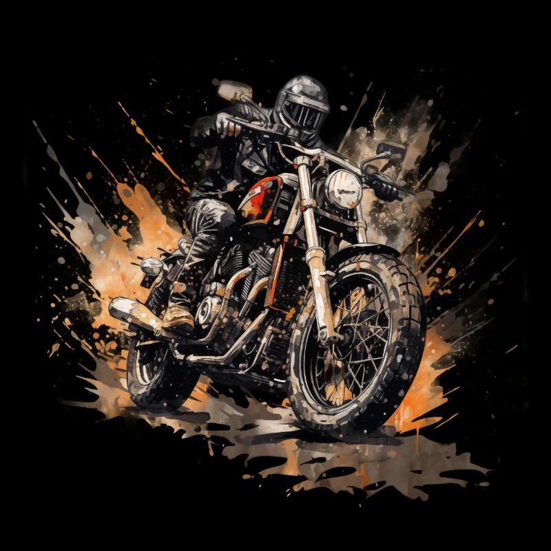 Unique motorcycle motifs for bikers