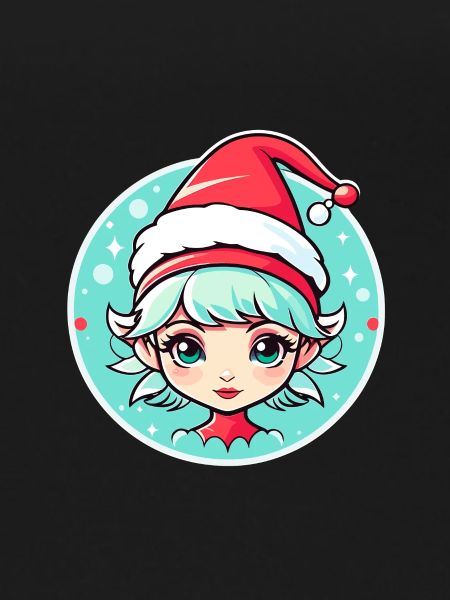 Elf Christmas Illustration