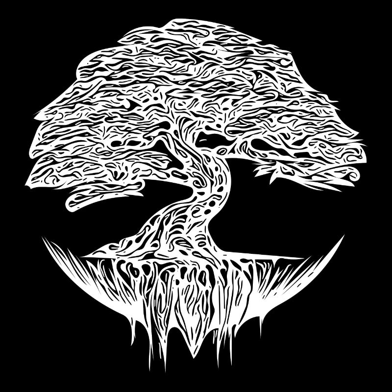 Elegant bonsai tree