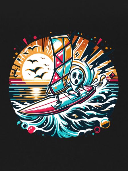Surfers in action