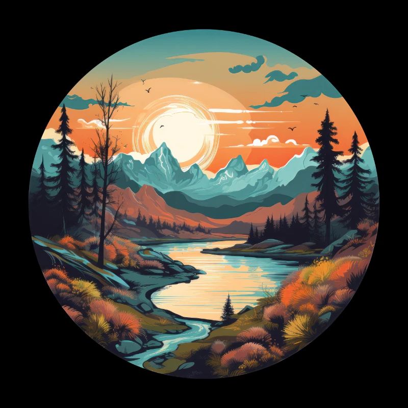 Sunset dreamscape