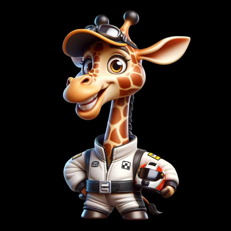 Girafe de course