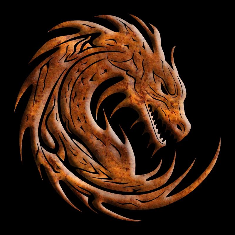 Fantasy Drache Anime Drachenkopf Mythisches Reptil