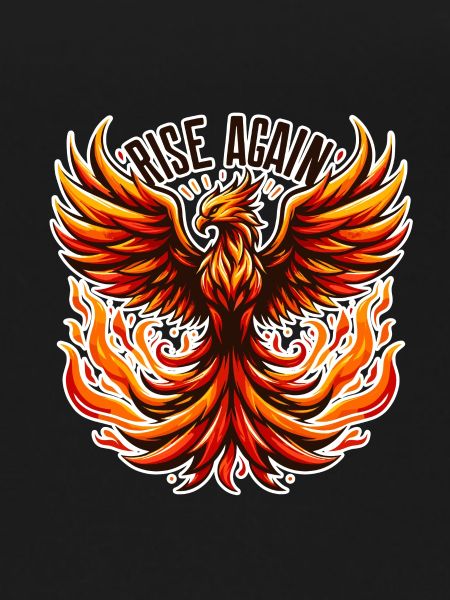 Rise Again - Phoenix Illustration