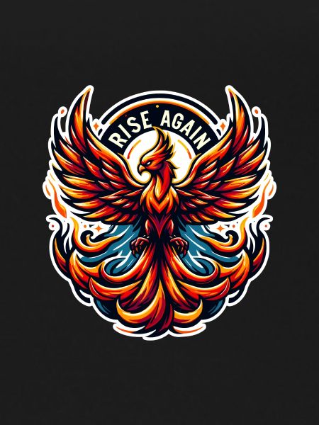 Rise Again - Phoenix Illustration