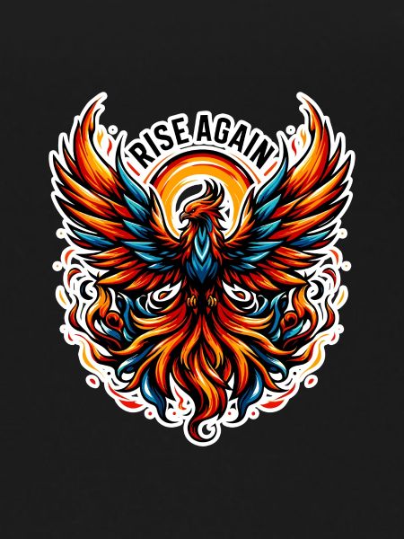 Rise Again - Phoenix Illustration