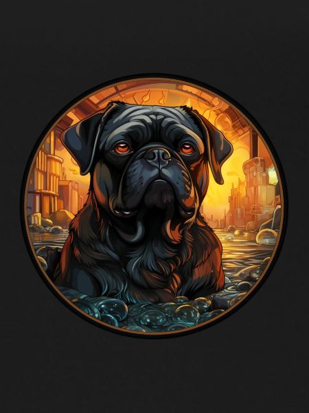 Black pug