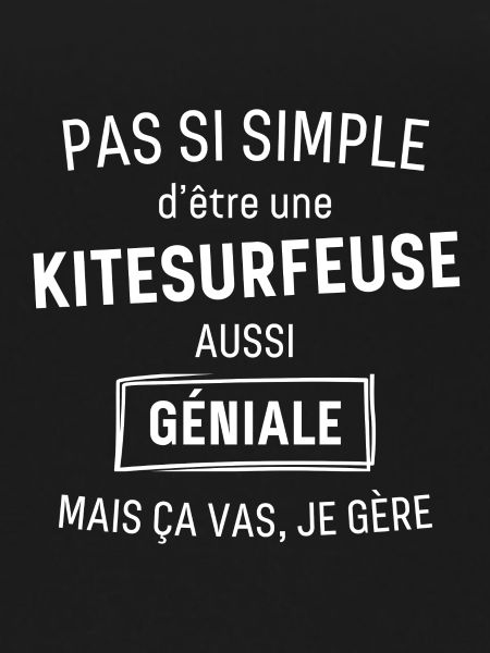 Kitesurfeuse GÉNIALE