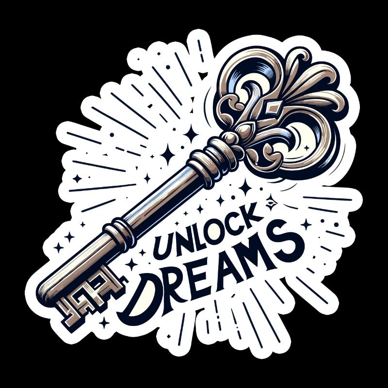 Unlock Dreams - Key Illustration