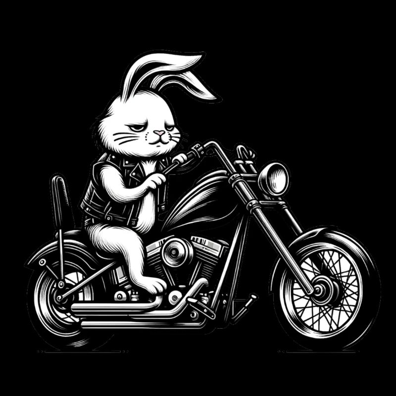 Lapin motard